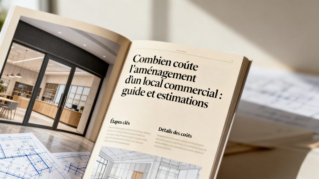 Combien coûte l'aménagement d'un local commercial : guide et estimations avec texte