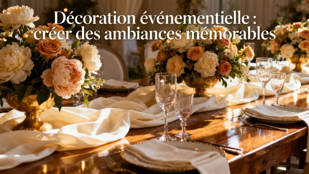 Décoration événementielle : créer des ambiances mémorables avec du texte