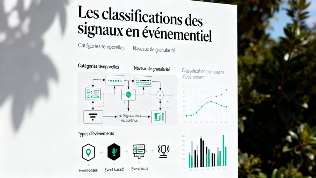 Les classifications des signaux en événementiel avec texte