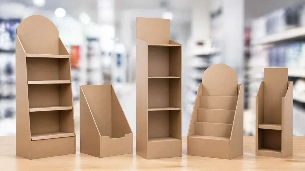 Présentoirs PLV en carton : définition, formats et avantages en magasin