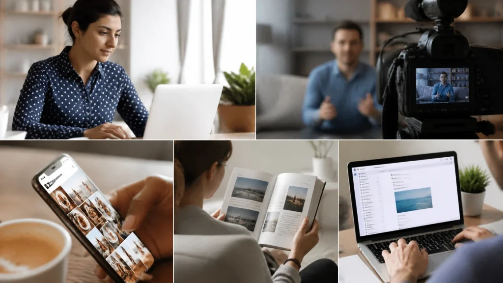 Les cinq types de contenus marketing à utiliser pour attirer et convertir sans aucun texte