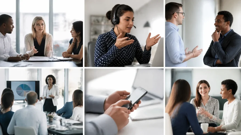 Les différents types de communication au travail