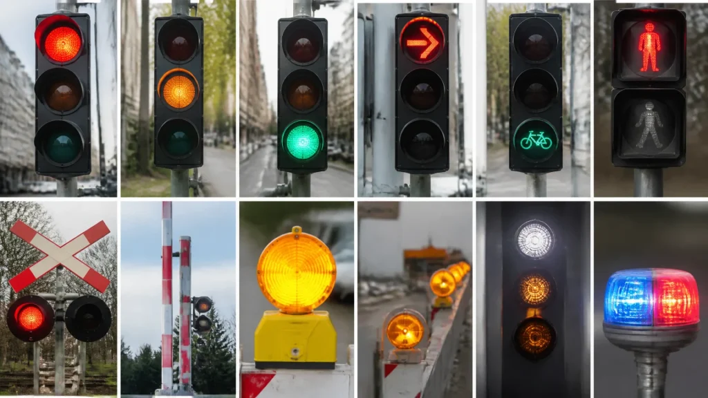 Les différents types de signalisation lumineuse et leurs usages