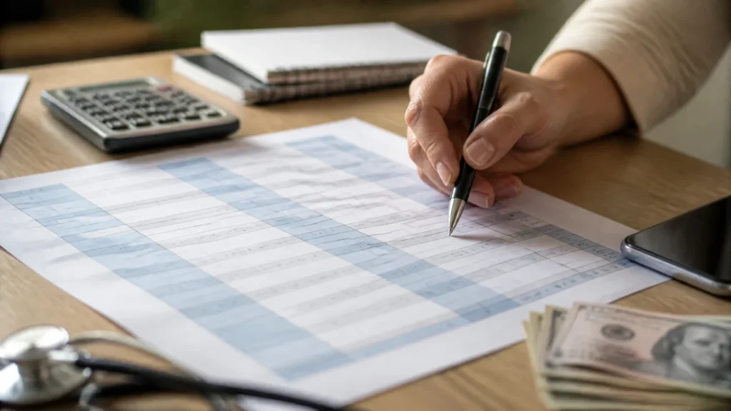 Comment lire un tableau de remboursement d'assurance maladie et estimer les frais à la charge du patient